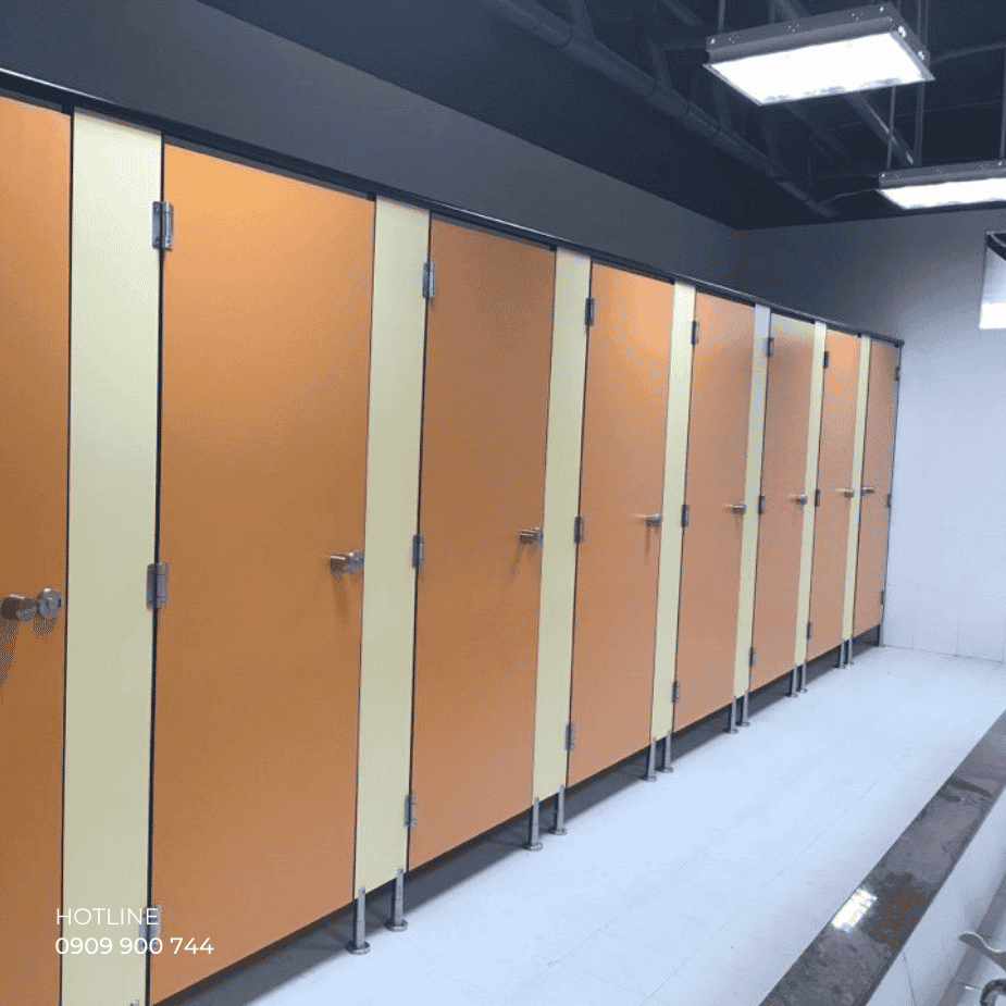 Vách ngăn Compact HPL phòng tắm